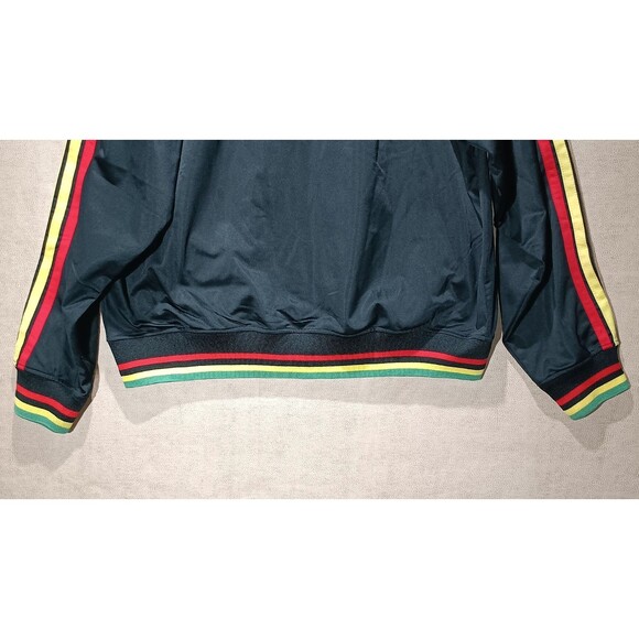 Futbol Track Jacket Mens Medium Black Full Zip Jamaica National Football Team - Picture 9 of 10